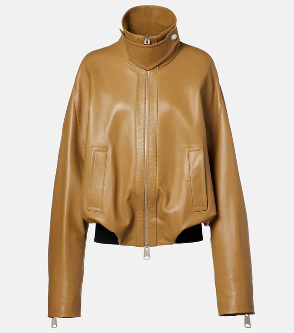  Khaite Khaite Oversized Leather Jacket 