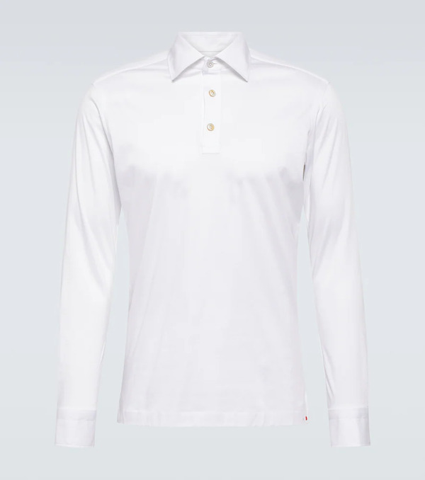  Kiton Kiton Cotton Poplin Polo Top 