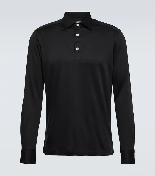 Kiton Kiton Cotton Poplin Polo Top 