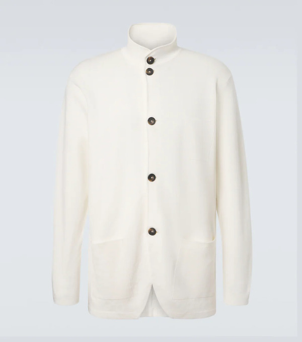  Kiton Kiton Linen And Cotton Cardigan 