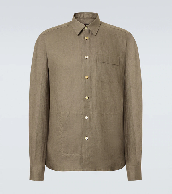  Kiton Kiton Linen Shirt 