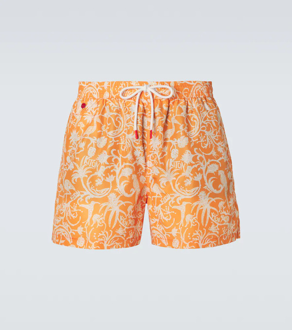  Kiton Kiton Printed Swim Trunks 