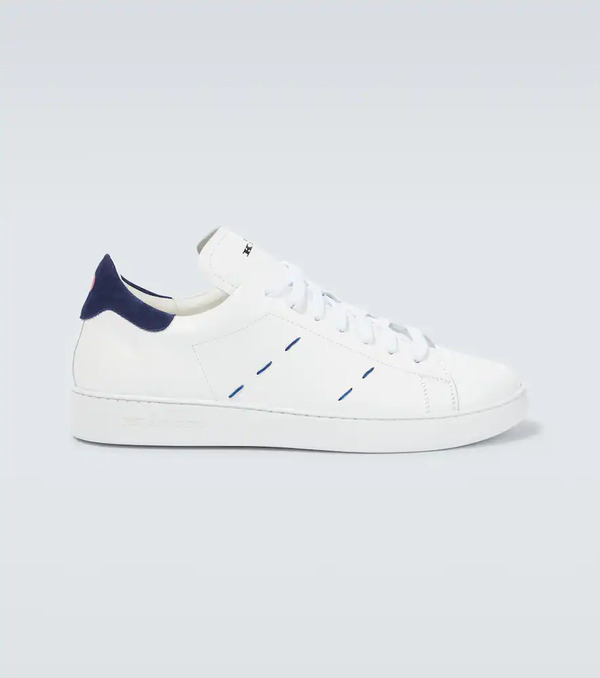  Kiton Kiton Stitched Leather Sneakers 