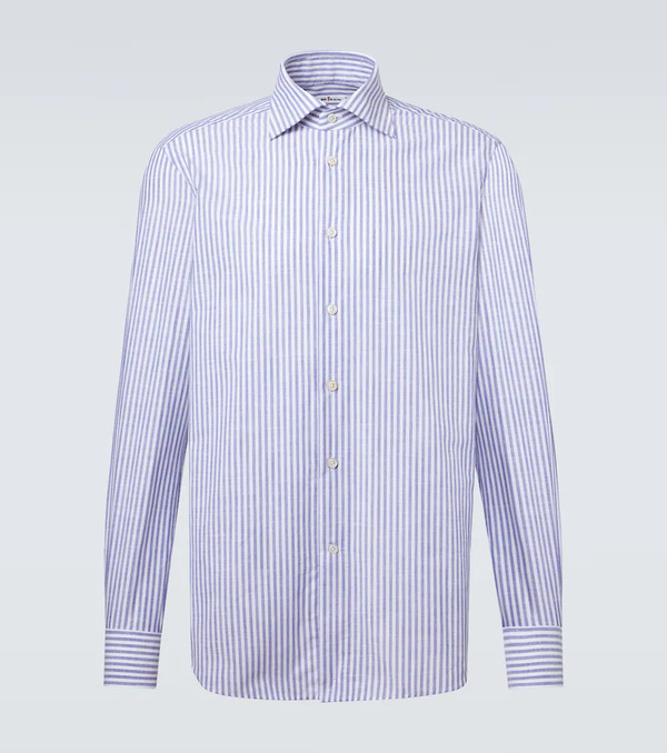  Kiton Kiton Striped Cotton Shirt 
