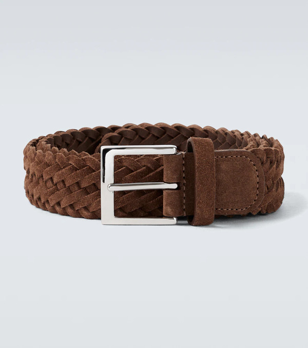  Kiton Kiton Woven Suede Belt 
