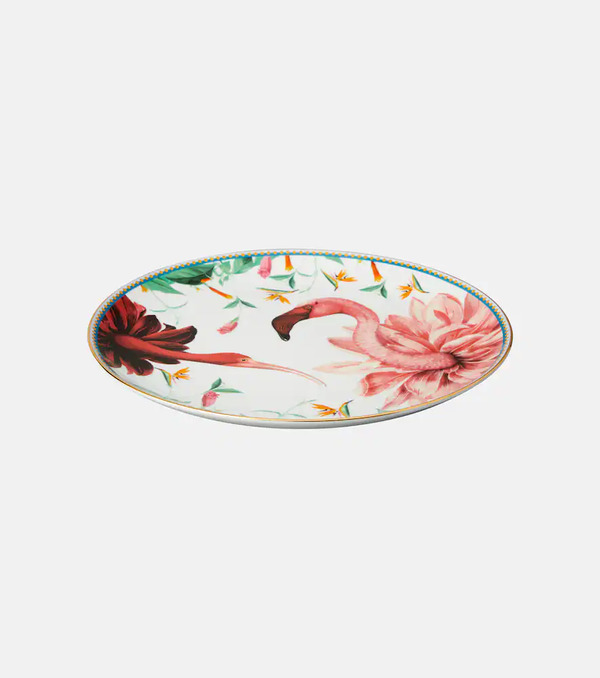  La Doublej La Doublej Birdbloom Porcelain Decorative Plate 