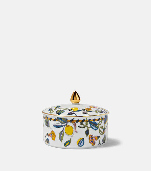  La Doublej La Doublej Borboni White Porcelain Container 