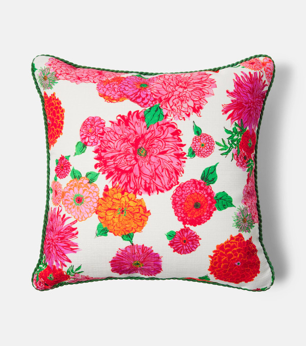  La Doublej La Doublej Bright Blooms Floral Cushion 