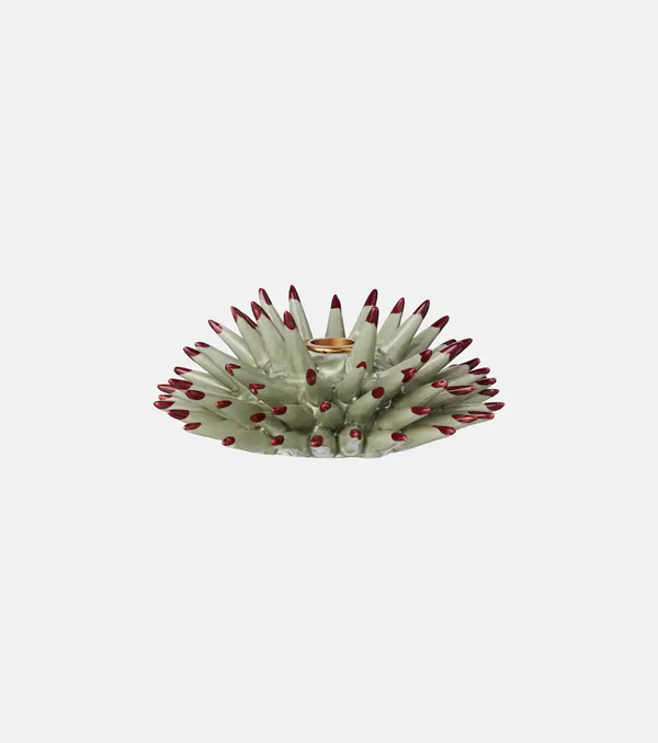  La Doublej La Doublej Fantastic Creatures Collection Spine Ceramic Candle Holder By Beto Val 