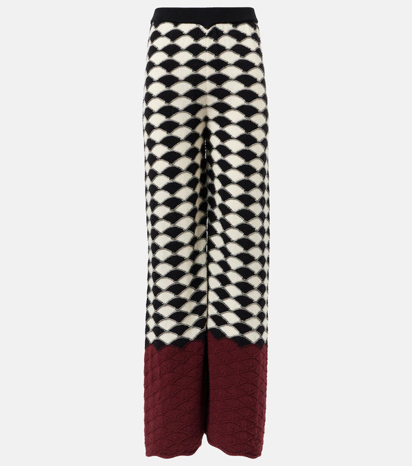  La Doublej La Doublej Lounge Wool Wide-leg Pants 