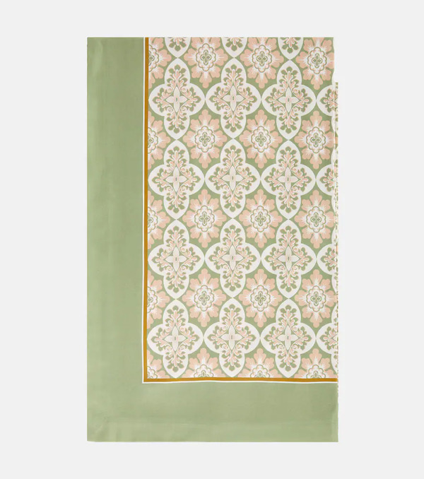  La Doublej La Doublej Palazzo Light Pink Large Cotton Tablecloth 