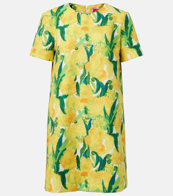  La Doublej La Doublej Swing Printed Cotton Minidress 