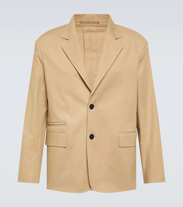  Lanvin Lanvin Deconstructed Cotton-blend Blazer 
