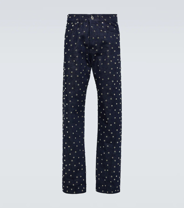  Lanvin Lanvin Studded Straight Jeans 