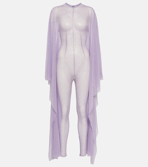  Laquan Smith Laquan Smith Chiffon Jumpsuit 