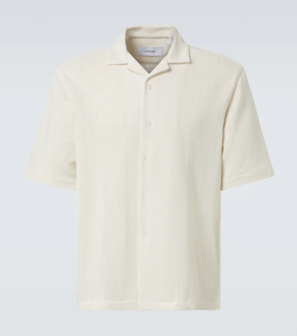  Lardini Lardini Striped Bowling Shirt 