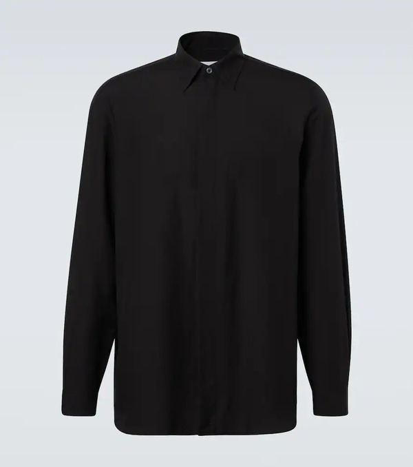  Lardini Lardini Tencel And Linen Shirt 