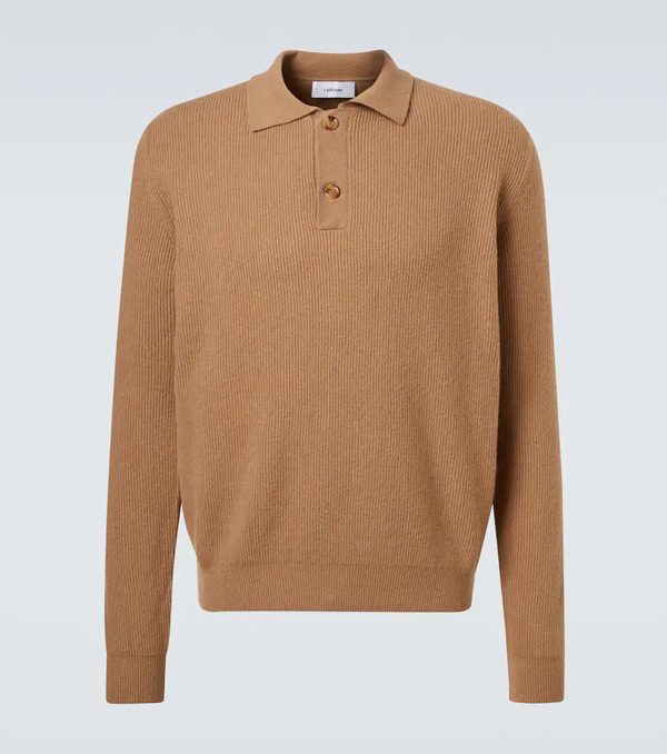  Lardini Lardini Wool And Cashmere Polo Sweater 