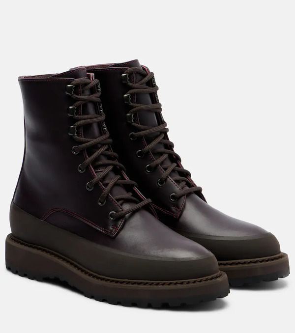  Le Monde Beryl Le Monde Beryl Dolomite Leather Lace-up Boots 