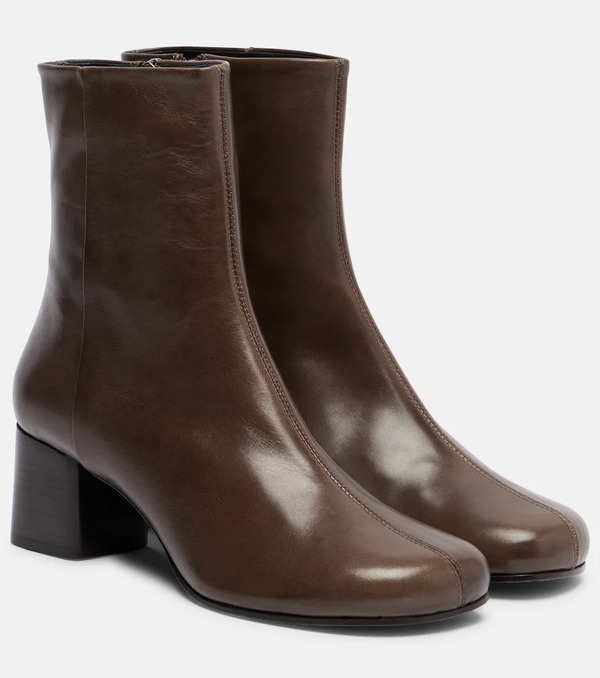  Lemaire Lemaire Anatomic 55 Leather Ankle Boots 