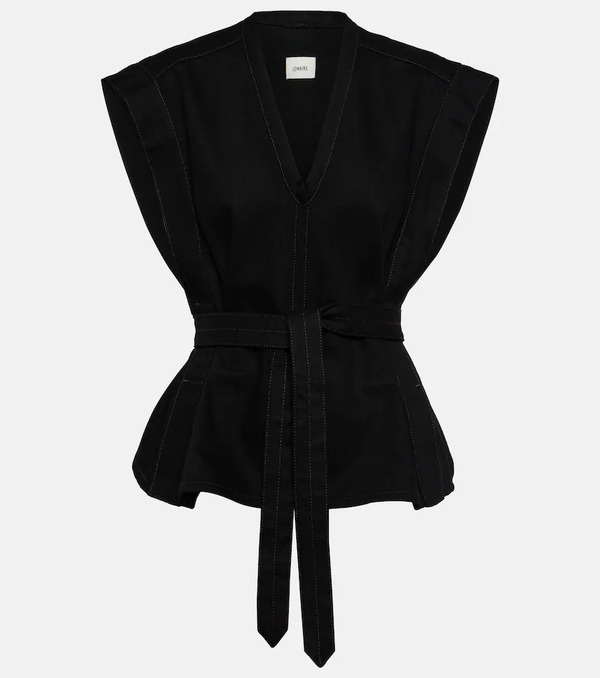  Lemaire Lemaire Chasuble Belted Denim Top 