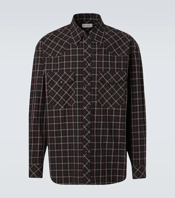 Lemaire Lemaire Checked Cotton Shirt 