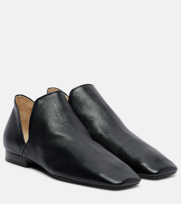  Lemaire Lemaire D'orsay Leather Ankle Boots 
