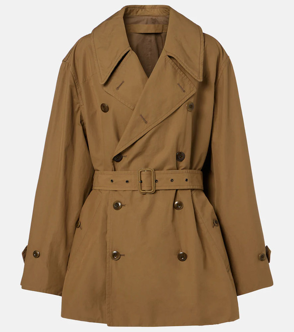  Lemaire Lemaire Oversized Cotton Cropped Trench Coat 