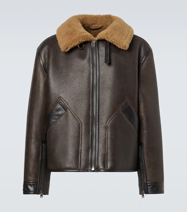  Lemaire Lemaire Shearling-lined Leather Jacket 
