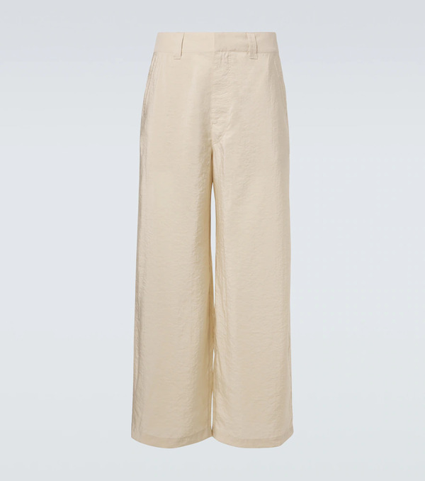  Lemaire Lemaire Silk-blend Wide-leg Pants 