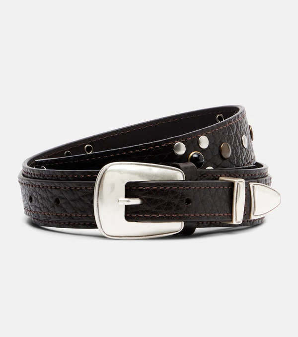  Lemaire Lemaire Studded Leather Belt 