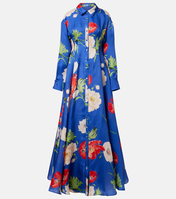  Leo Lin Leo Lin Josephine Floral Silk Gown 