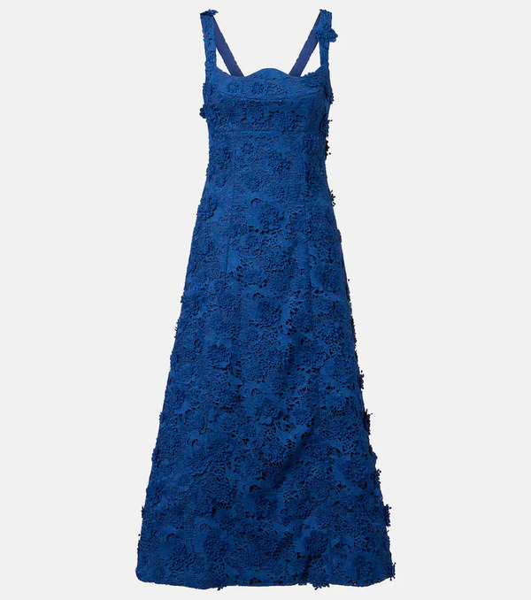  Leo Lin Leo Lin Odette Lace Midi Dress 