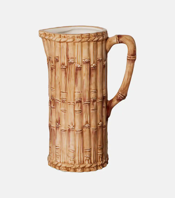  Les-ottomans Les-ottomans Bamboo Ceramic Pitcher 