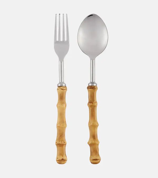  Les-ottomans Les-ottomans Bamboo Flatware Set 