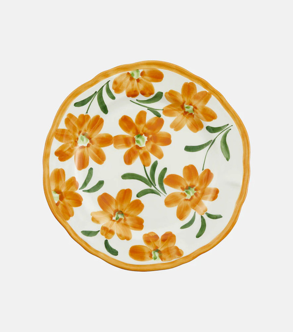  Les-ottomans Les-ottomans Floral Ceramic Plate 