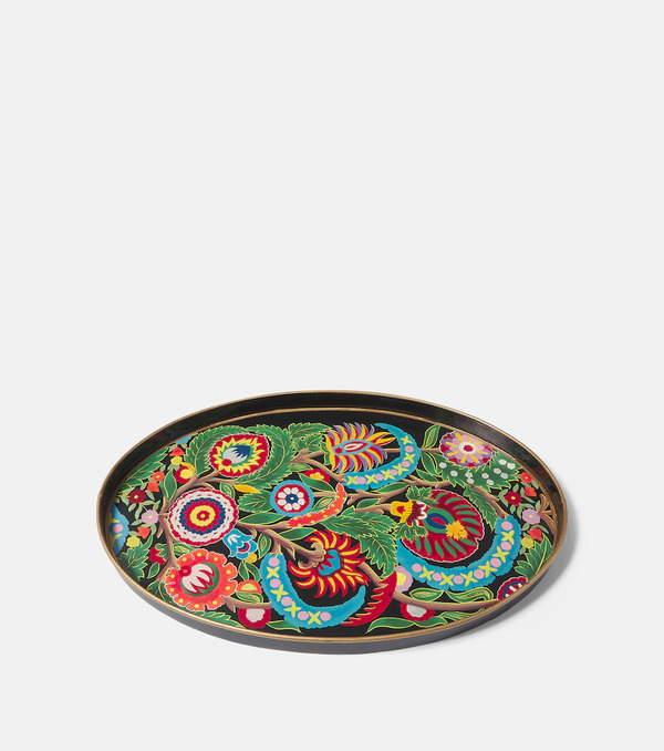  Les-ottomans Les-ottomans Ikat Iron Tray 