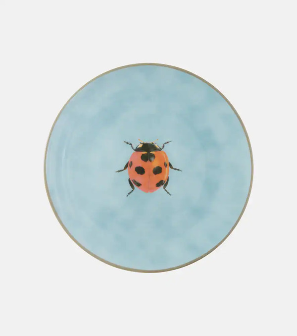  Les-ottomans Les-ottomans Insetti Ladybug Plate 