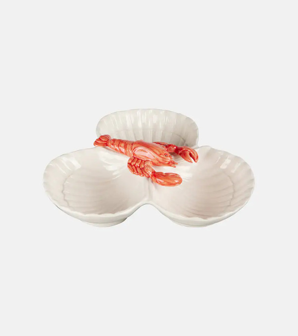  Les-ottomans Les-ottomans Lobster Ceramic Appetizer Plate 