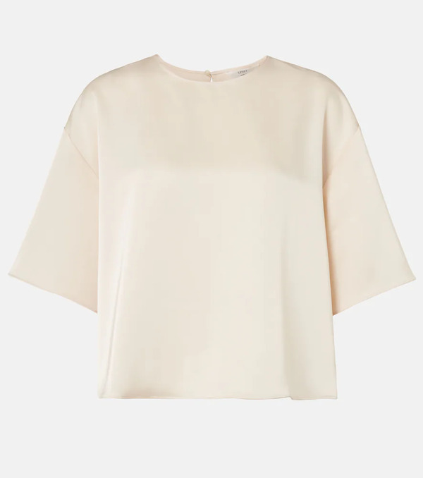  Leset Leset Barb Oversized Satin T-shirt 