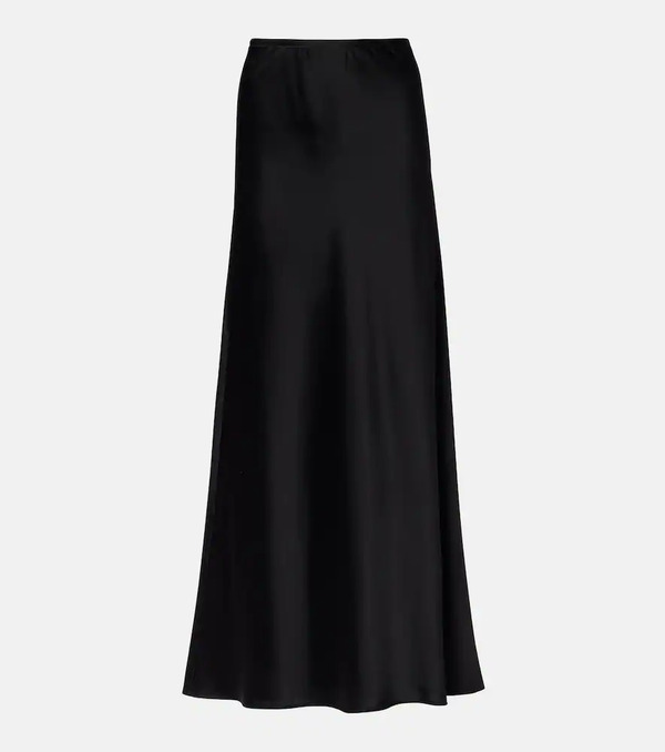  Leset Leset Barb Satin Maxi Skirt 