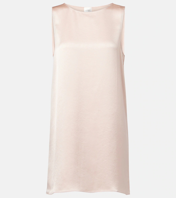  Leset Leset Barb Satin Minidress 
