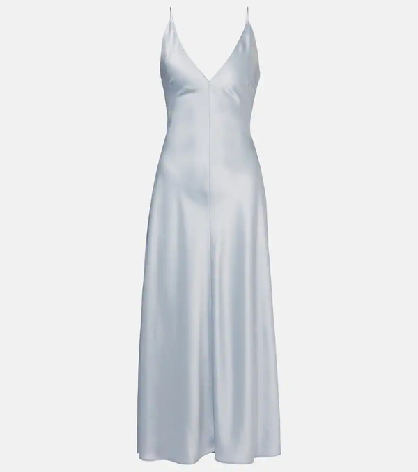  Leset Leset Barb Satin Slip Dress 