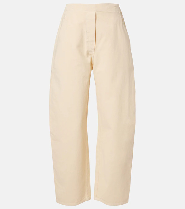  Leset Leset Chloe Cotton Barrel-leg Pants 
