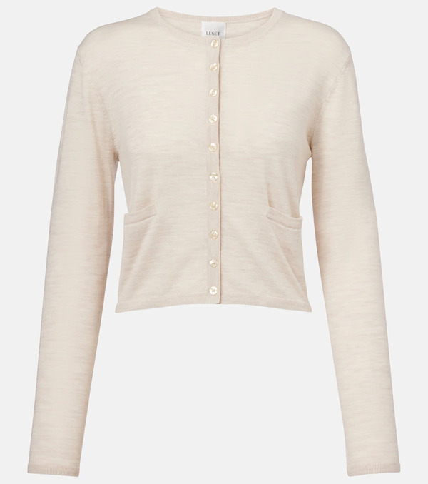  Leset Leset James Wool Cardigan 