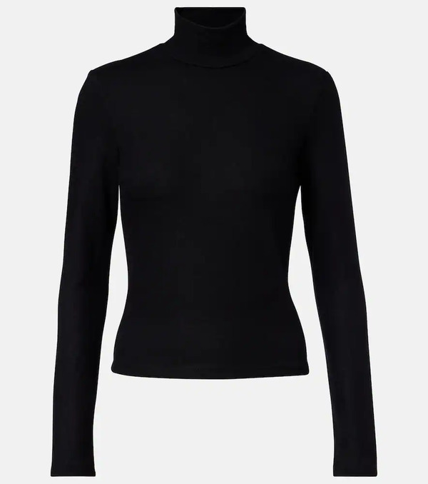  Leset Leset Lauren Turtleneck Jersey Top 