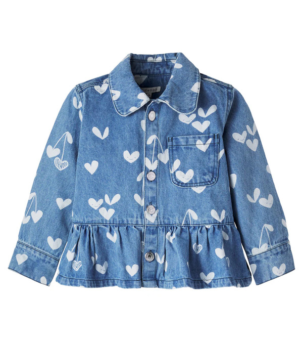  Liewood Liewood Kenza Printed Ruffled Denim Jacket 