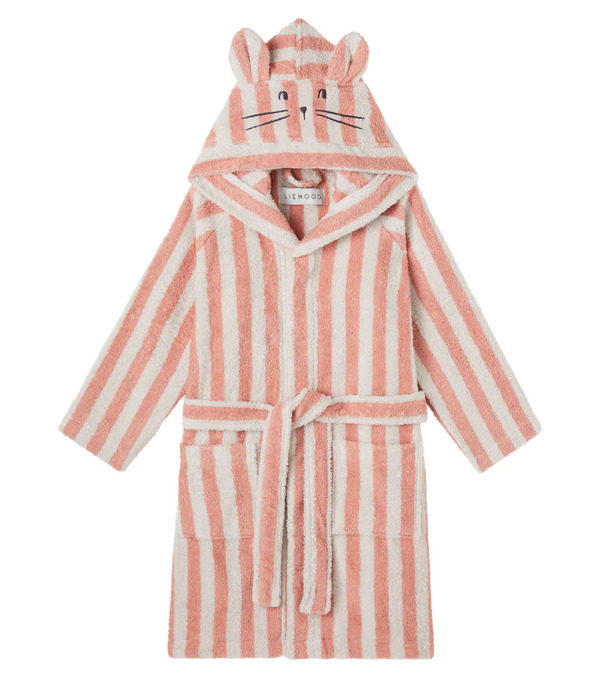  Liewood Liewood Striped Cotton Terry Bathrobe 