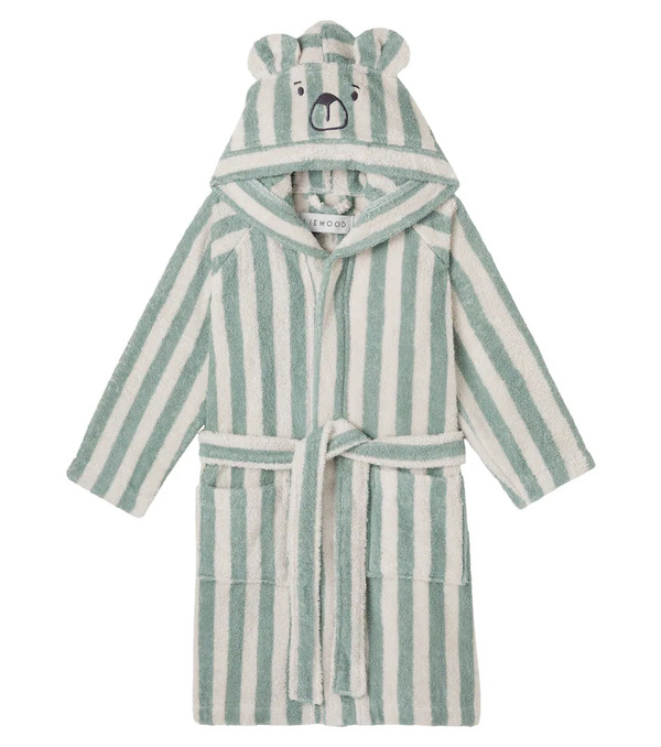  Liewood Liewood Striped Cotton Terry Bathrobe 