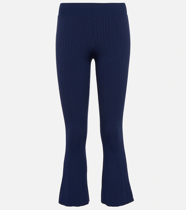  Live The Process Live The Process Atlas Ribbed-knit Flared Pants 